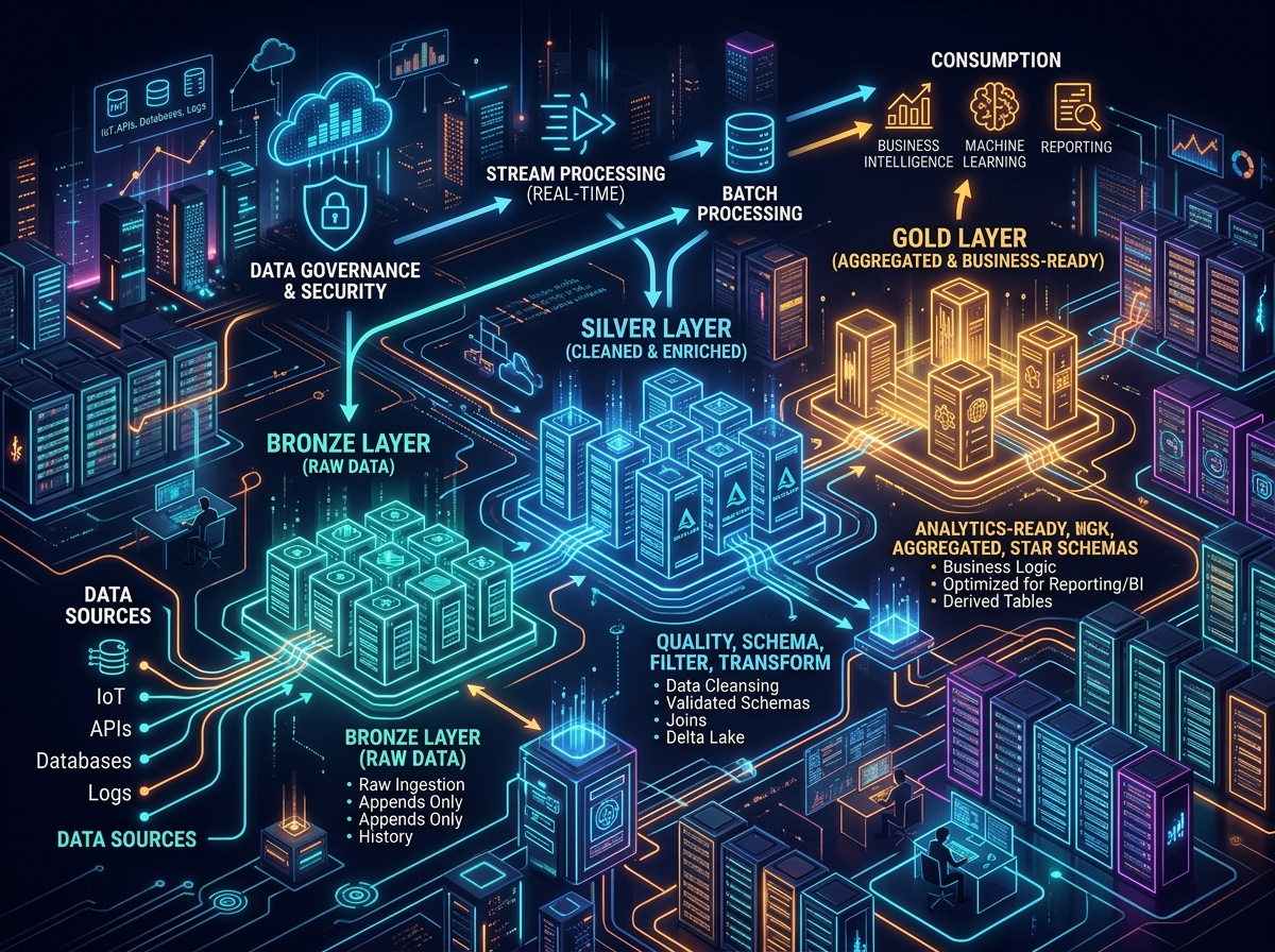 Data Engineering Process Diagram